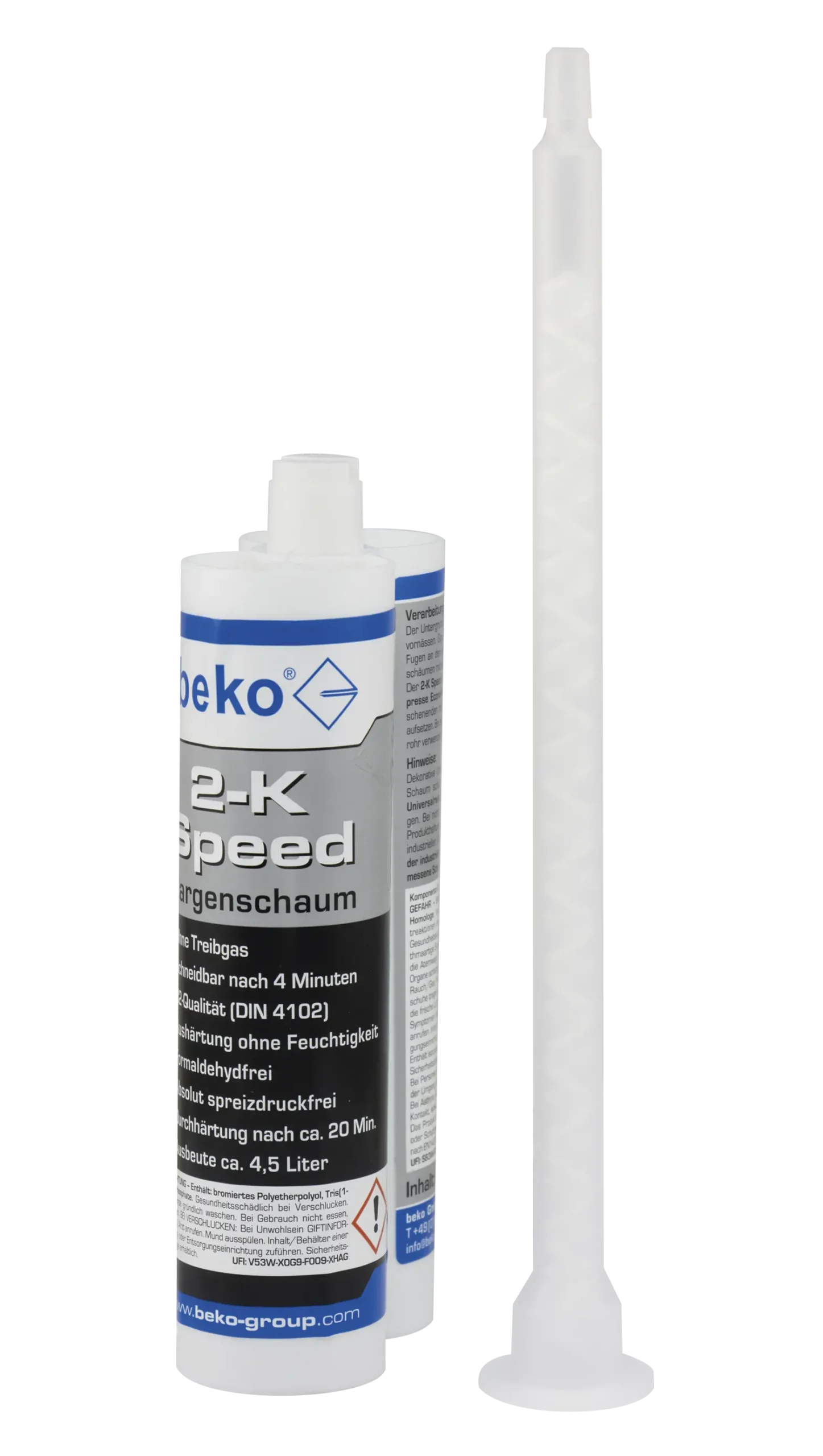 beko 2-K Speed Zargenschaum 210ml