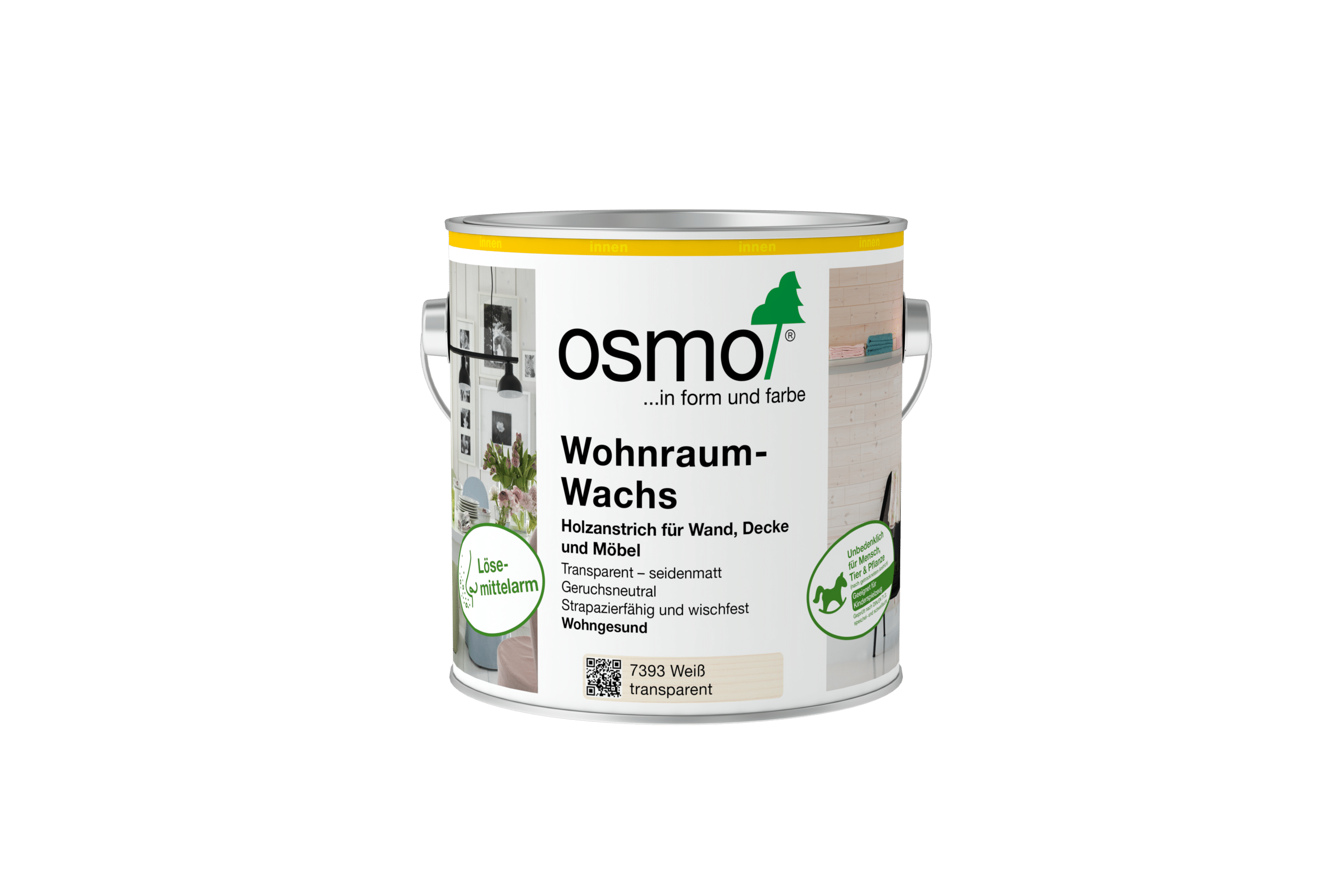 OSMO Wohnraum-Wachs weiß transparent 750 ml