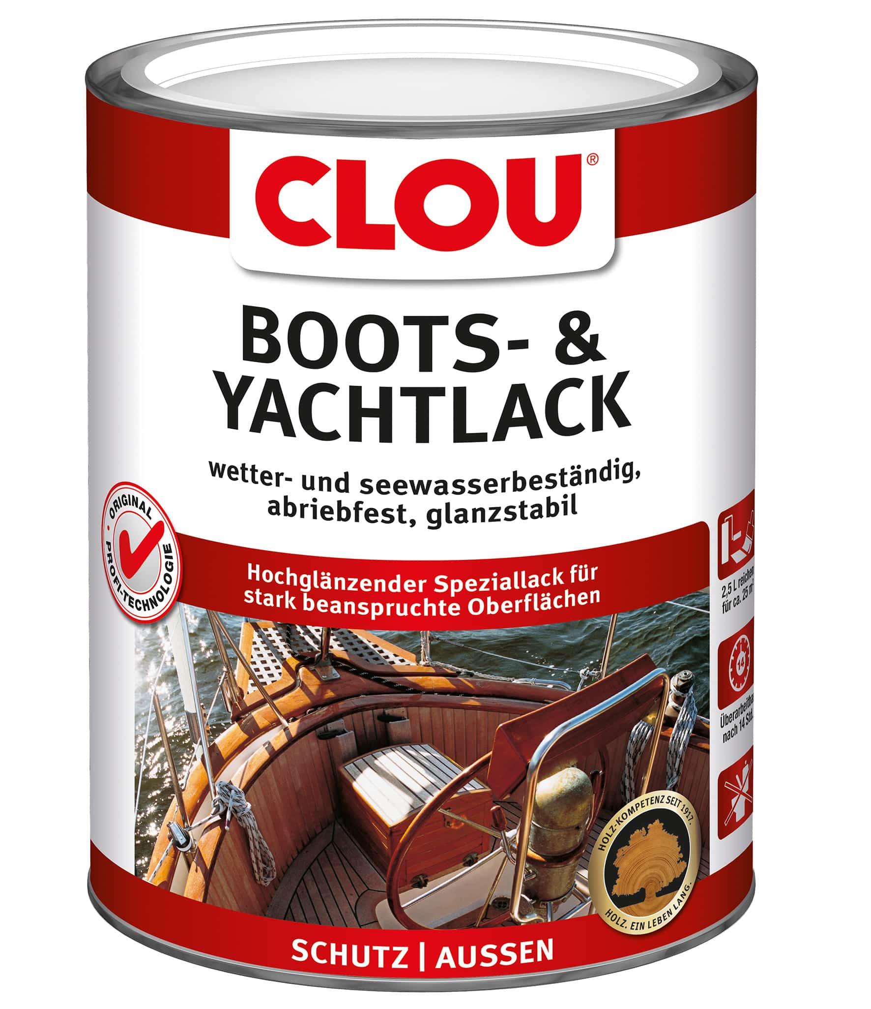 CLOU Boots-Yachtlack 2.5 Liter