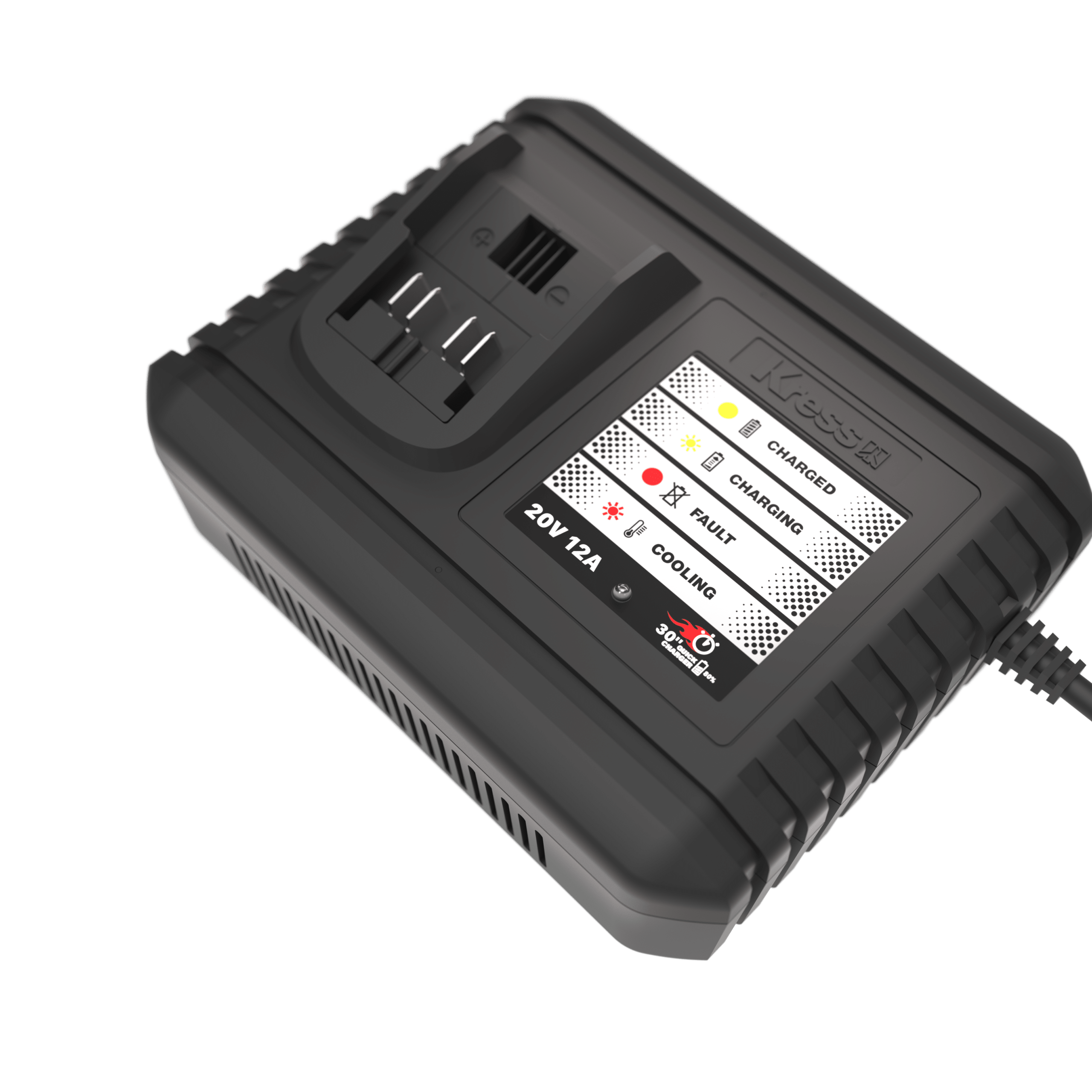 Kress 20V Schnellladegerät 12A KAC22