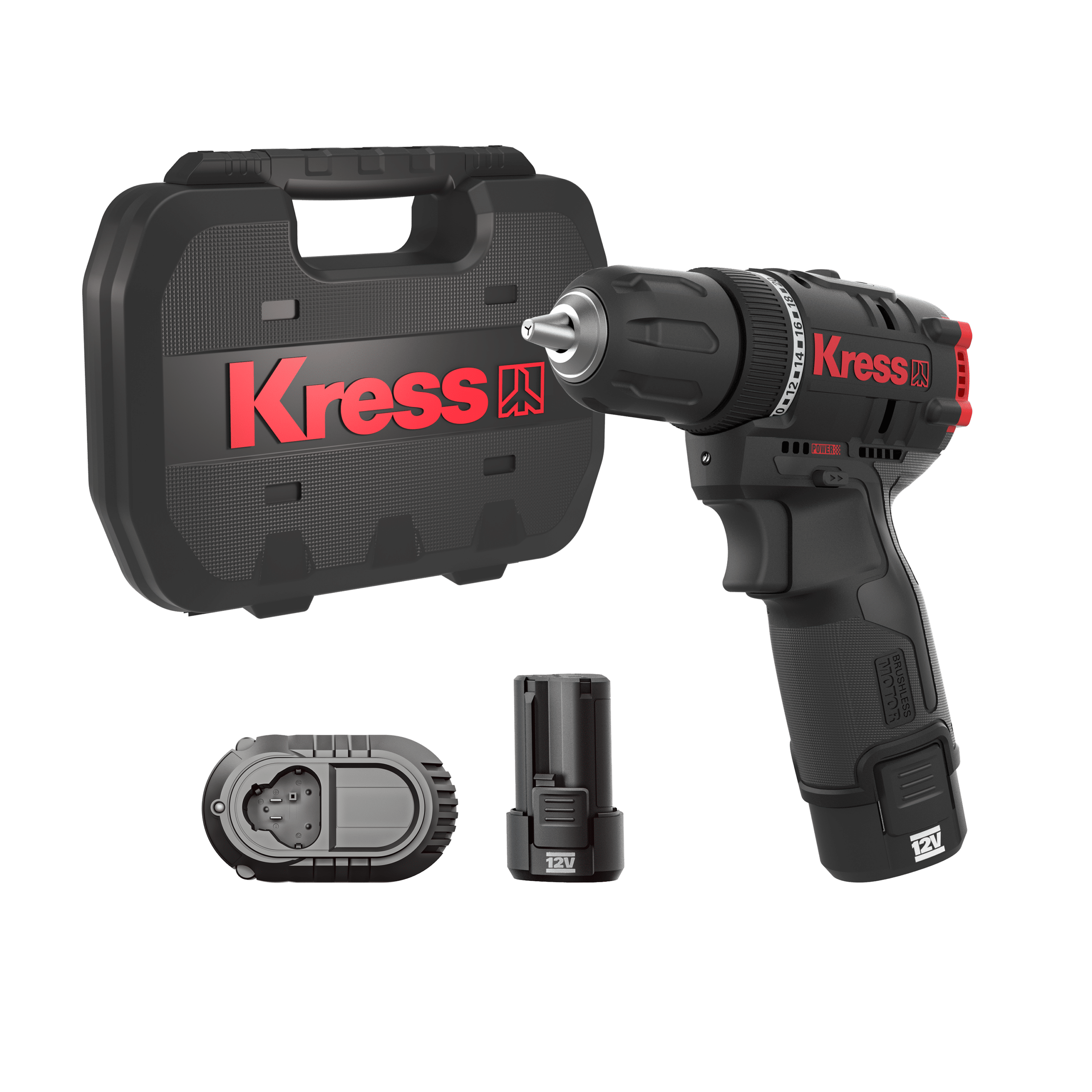 Kress 12V Bohrschrauber Set KUA24
