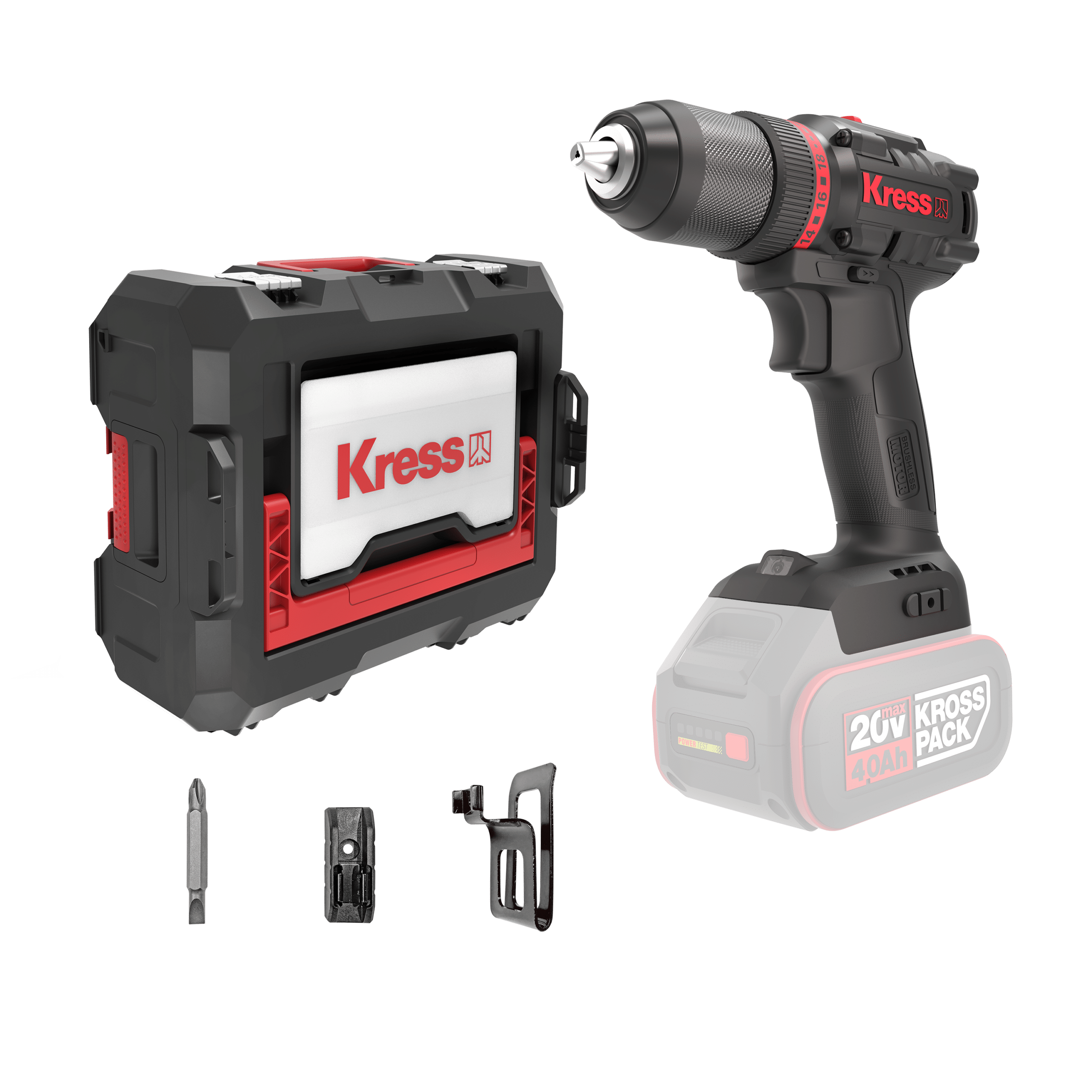 Kress 20V Bohrschrauber 60Nm KUA71.91