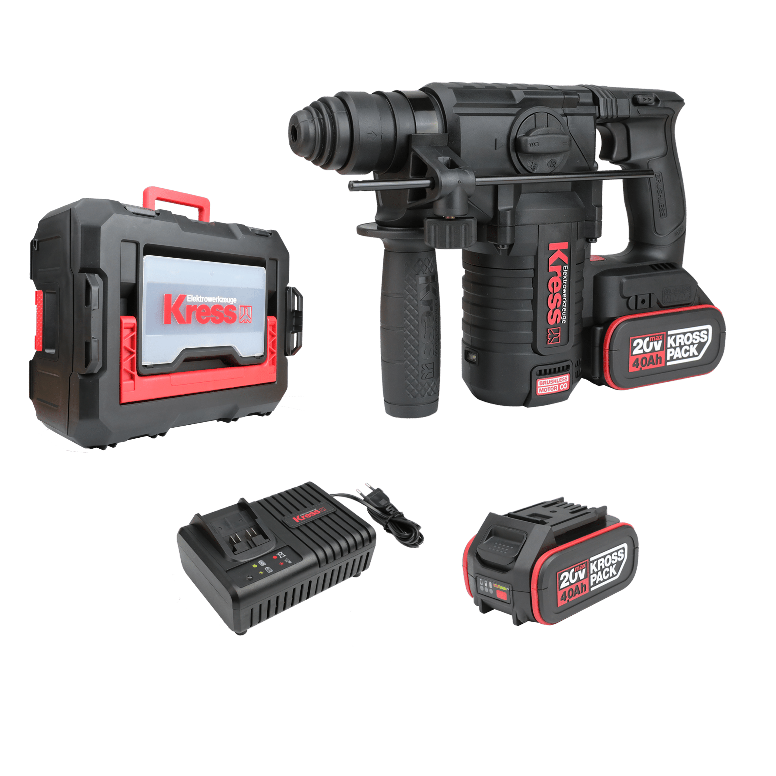 Kress 20V Kombihammer Set 2,2J KUC61.2