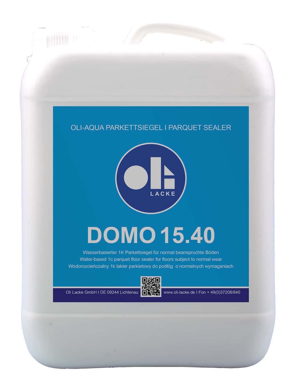 OLI-AQUA Domo Parkettsiegel 15.40 5.0 Liter halbmatt