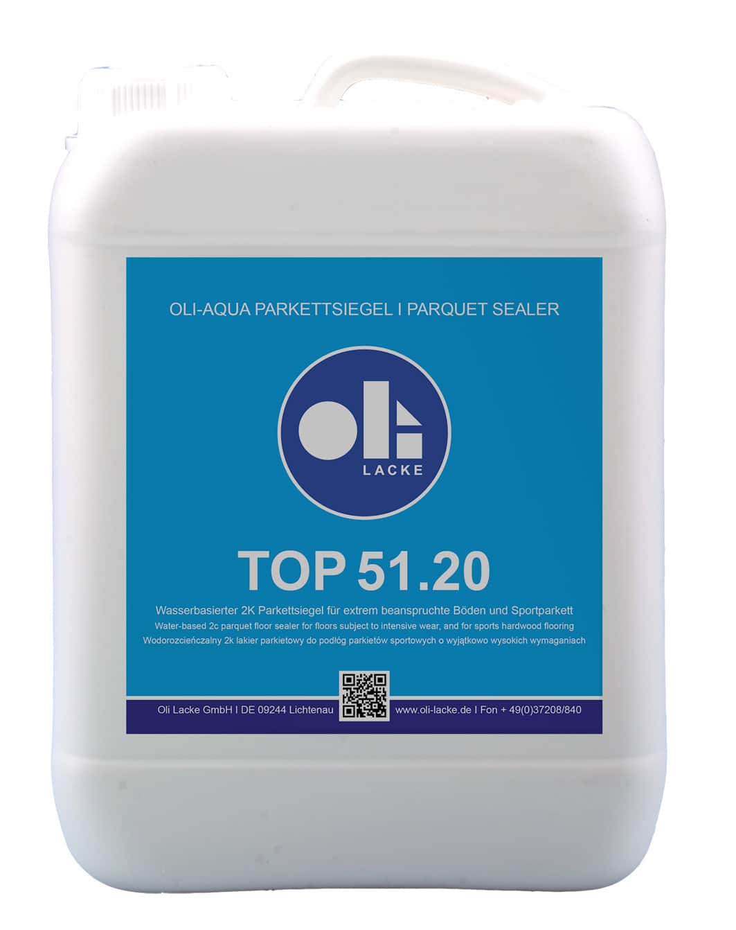 OLI-AQUA Top 2K-Parkettsiegel 51.20 halbmatt inkl. Härter 13.2