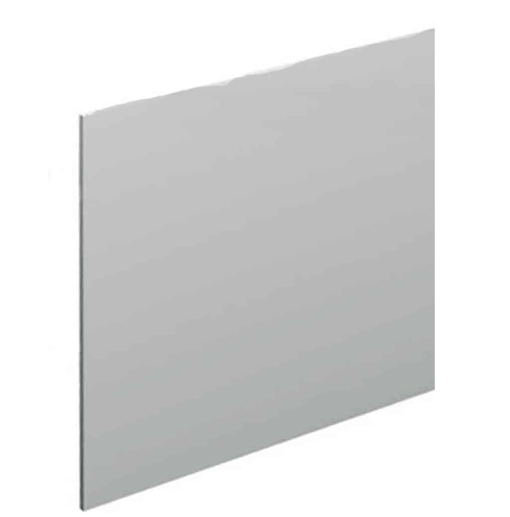 Helm 140 Abdeckkappen für 2 x Abstandprofil Wand L/R Alu edelstahl effekt