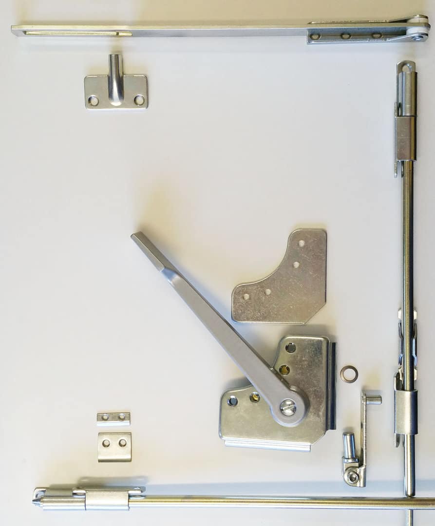 GSG Dreh-Kipp-Beschlag DK17XL silber