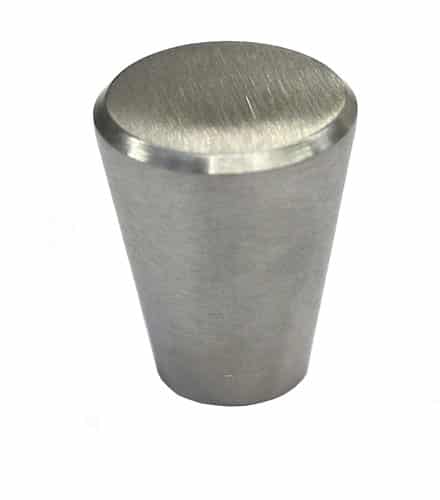 Kegelgriff Edelstahl matt gebürstet