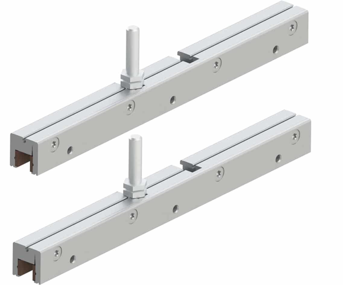 Glasklemmstücke Helm 73/140 ESG 250 mm