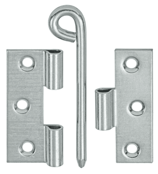 Kulissenscharnier aushebbar 70 x 55 mm