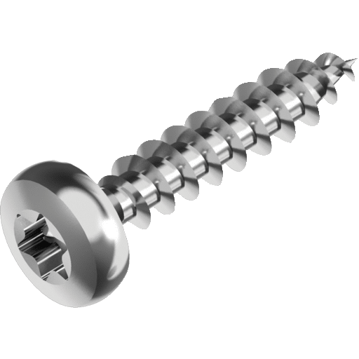 Spanplattenschrauben 3.0x17mm TX Pan-Head, verzinkt, 1000St