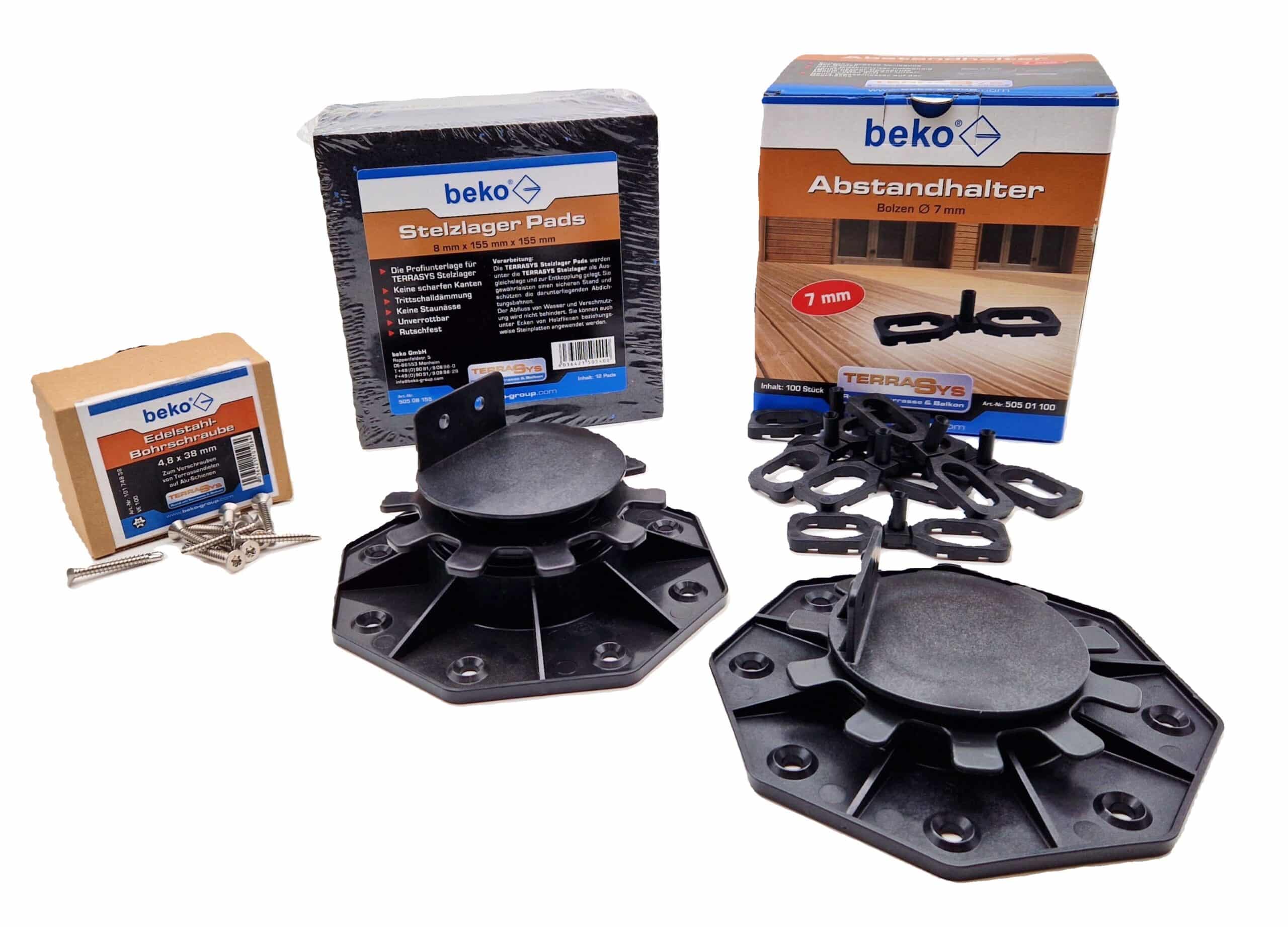 Terrassenbau – hochwertige Materialien und Werkzeuge für den Bau von Terrassen und Außenanlagen.