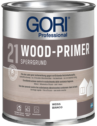 GORI 21 Woodprimer Weiß 2.5 L