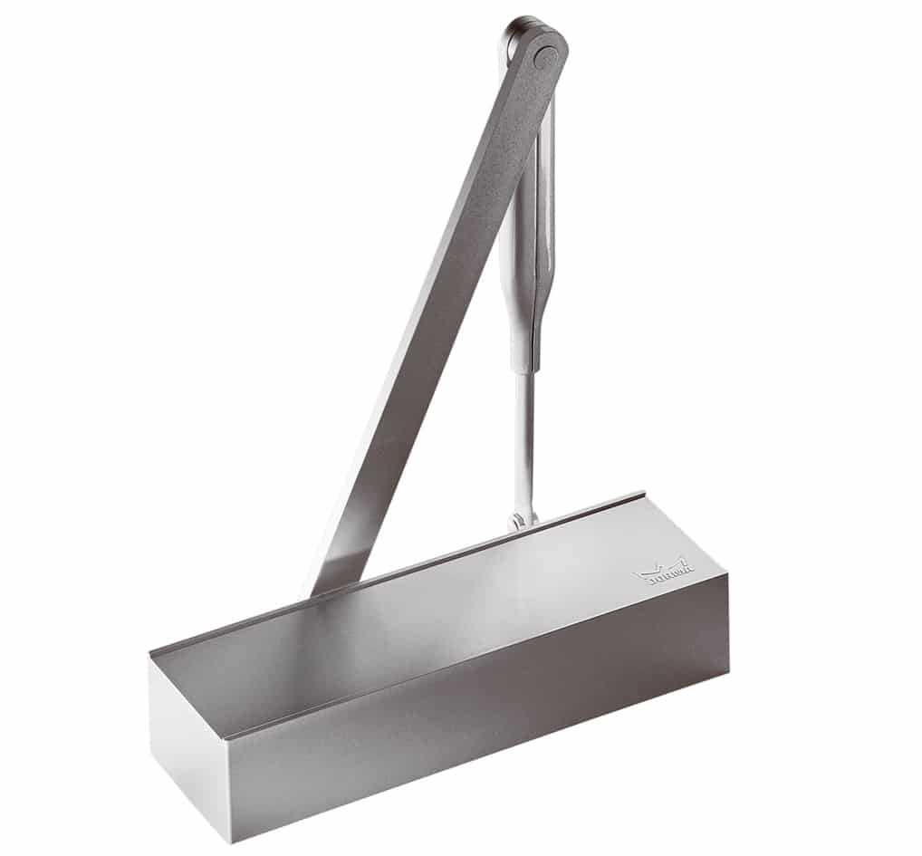 Dorma Türschließer TS 72 mit Feststellarm silber / weiß